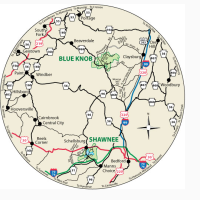 6,128 acres Blue Knob State Park deer hunting land in Imler, PA