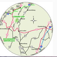 1,085-acre Cowans Gap State Park deer hunting land in Fort Loudon, PA
