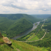 Hyner Run State Park 180-acre bear hunting land in Chapman Township, PA