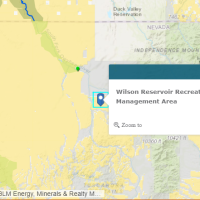 Wilson Reservoir Recreation Area 1,223 acres deer hunting land in Elko, NV