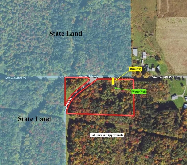 7.5 acre Building Lot and Hunting Land with Water Well bordering State