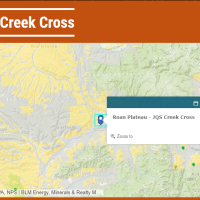 Roan Plateau - JQS Creek Cross 2,460 acres elk hunting land in Silt, CO images 3