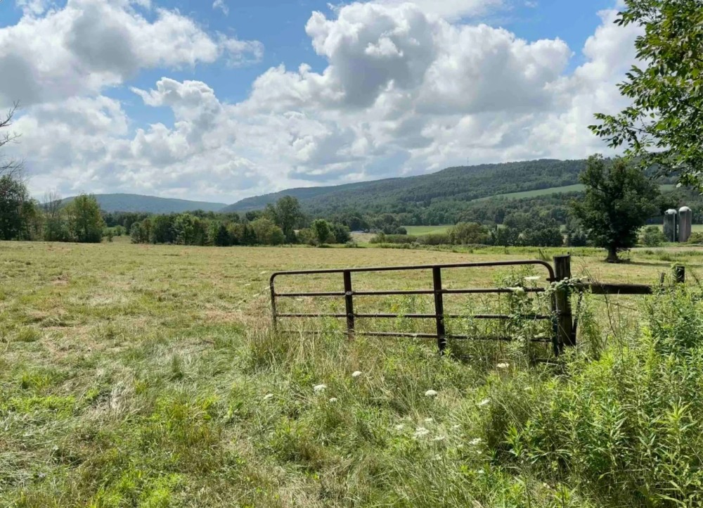 130 acre Former Beef Cattle Ranch with Fields and Pastures on the Tioughnioga River in Whitney Point NY 7880 NY-79 featured image