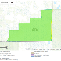26,400 acres big Florida Panther NWR deer hunting land in Collier, FL images 4