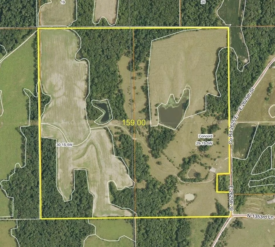 159 Acres Tillable Pasture Hunting Land Combo Adams County IL featured image