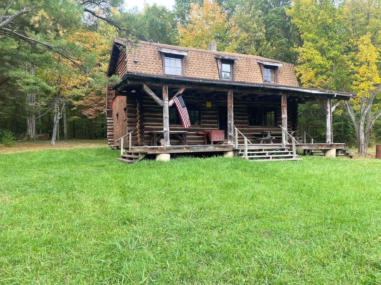 Log Home on 45 acres in Belfast NY 6222 Belvidere Road bordering State