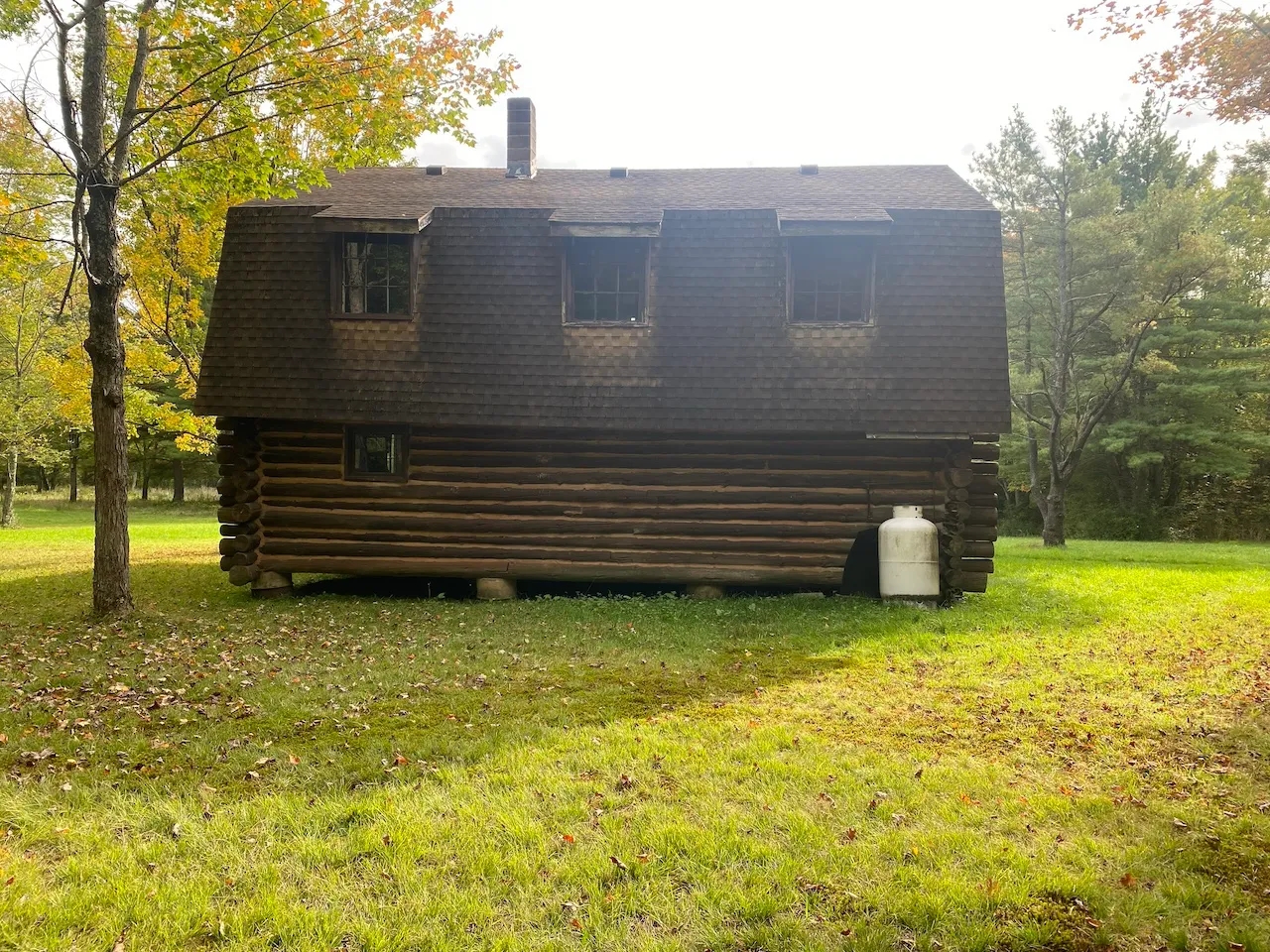 Log Home on 45 acres in Belfast NY 6222 Belvidere Road bordering State