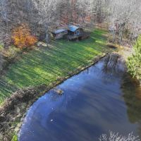 Cabin with Pond and all Amenities on 36 acres in Franklinville NY 2175 Cemetery Hill Rd