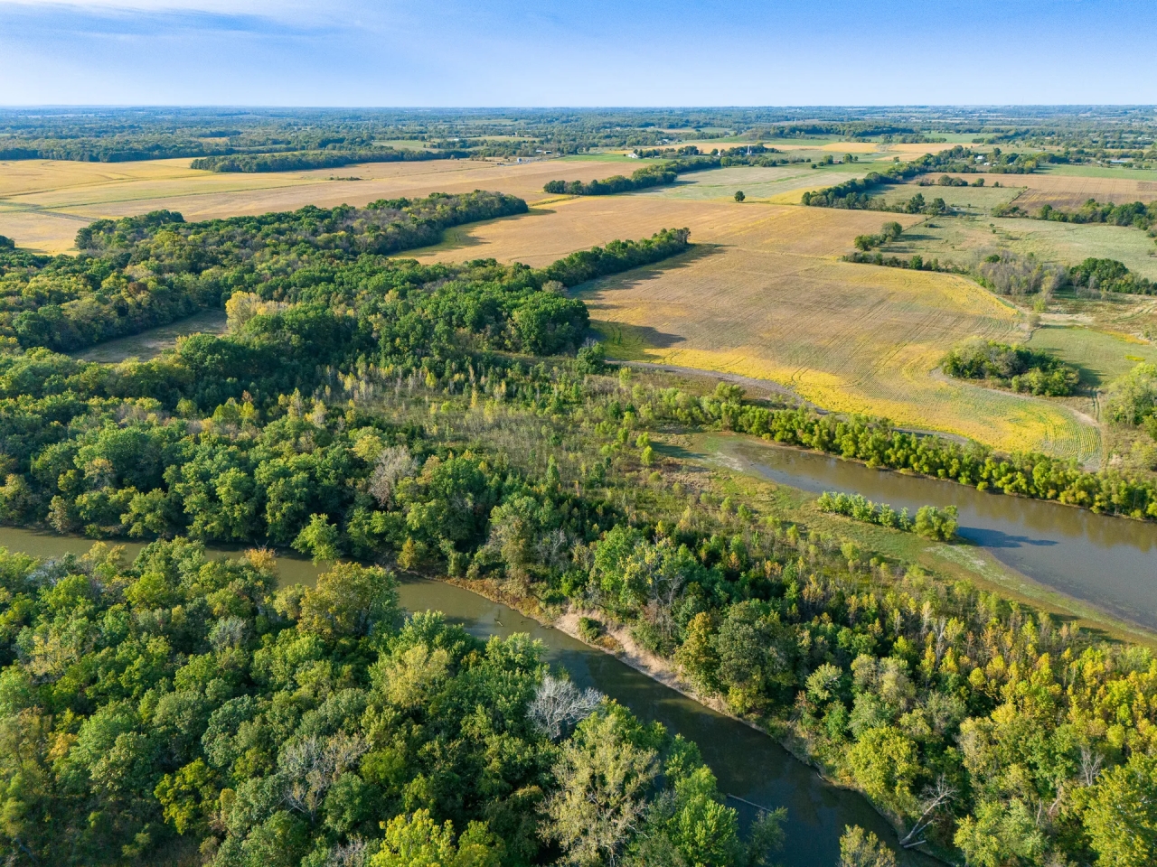 Miami County KS Riverfront Land Hunting Land for Sale