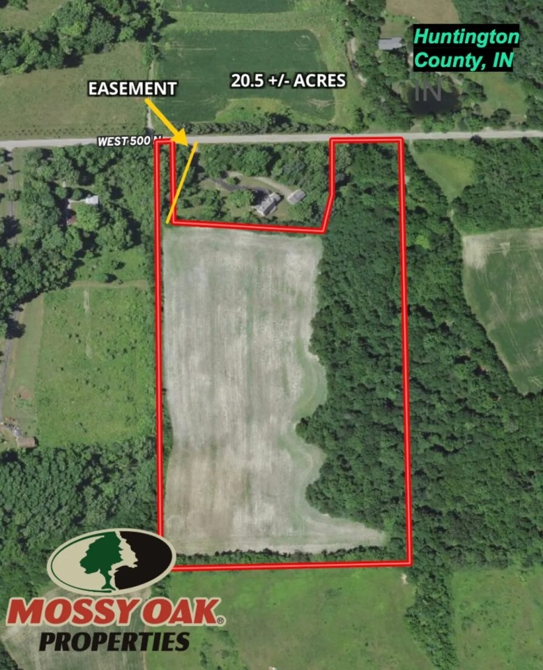 20.5 - AC V L W 500 N Andrews IN Huntington County Potential building site Land for Sale featured image
