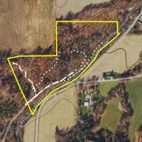 26 acres Waterfront Land on Keshequa Creek and Mature Forest in Portage NY Clancy Road images 5