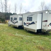 23 acres Hunting Land and Recreational Land with Pond Travel Trailer Garage and Shop in Wirt NY 6355 Wells Rd images 3