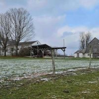 151 acres Farmhouse with Barns Fenced Pastures Woods and Trout Stream in Greene NY 622 County Rd 3A