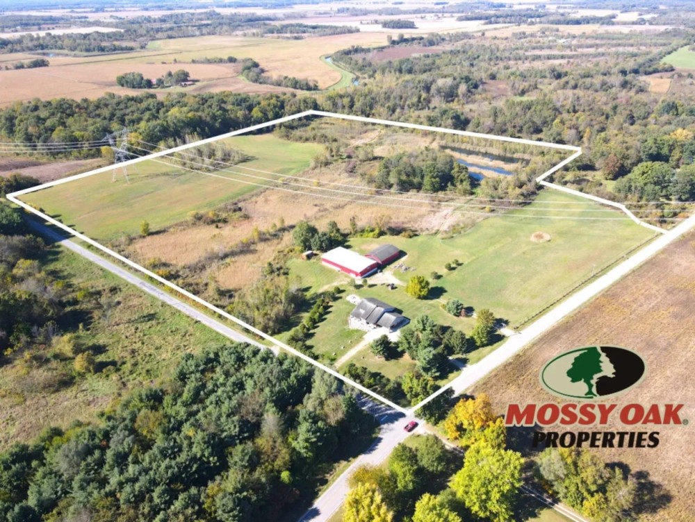 31513 Shively Rd Walkerton IN 46574 42 - ACRES 3 232 Sq ft home with pole barns Land For Sale featured image