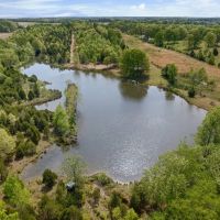 Awesome lake property with cabin images 2