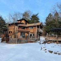 Secluded Cabin on 15 Wooded Acres with Stream in Bath NY 7645 Hickory Hill Rd images 2