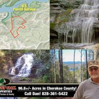 96.85 - Lakefront Acres Unrestricted USFS Boundary RV Tiny Homes Animals all OK