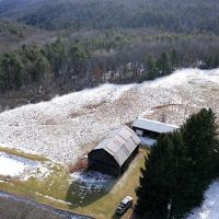 98 acres Hunting and Recreational Property with Large Barns and Stream in Corning NY 3539 Markle Hollow Rd