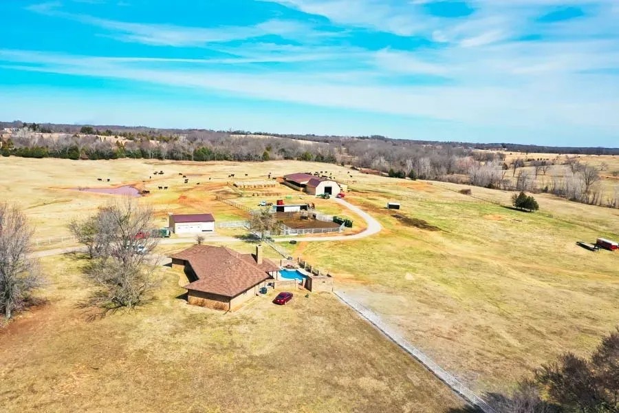 Auction 4 11 at 1pm 160 Acres with Home Horse Stalls Covered Riding Arena and more featured image