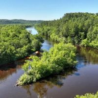 River Front Cabin on 67 Acres Jackson County WI