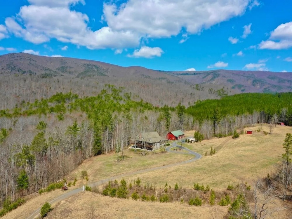 35.75 Acres With Custom Home and Mountain Views For Sale in Botetourt County VA featured image