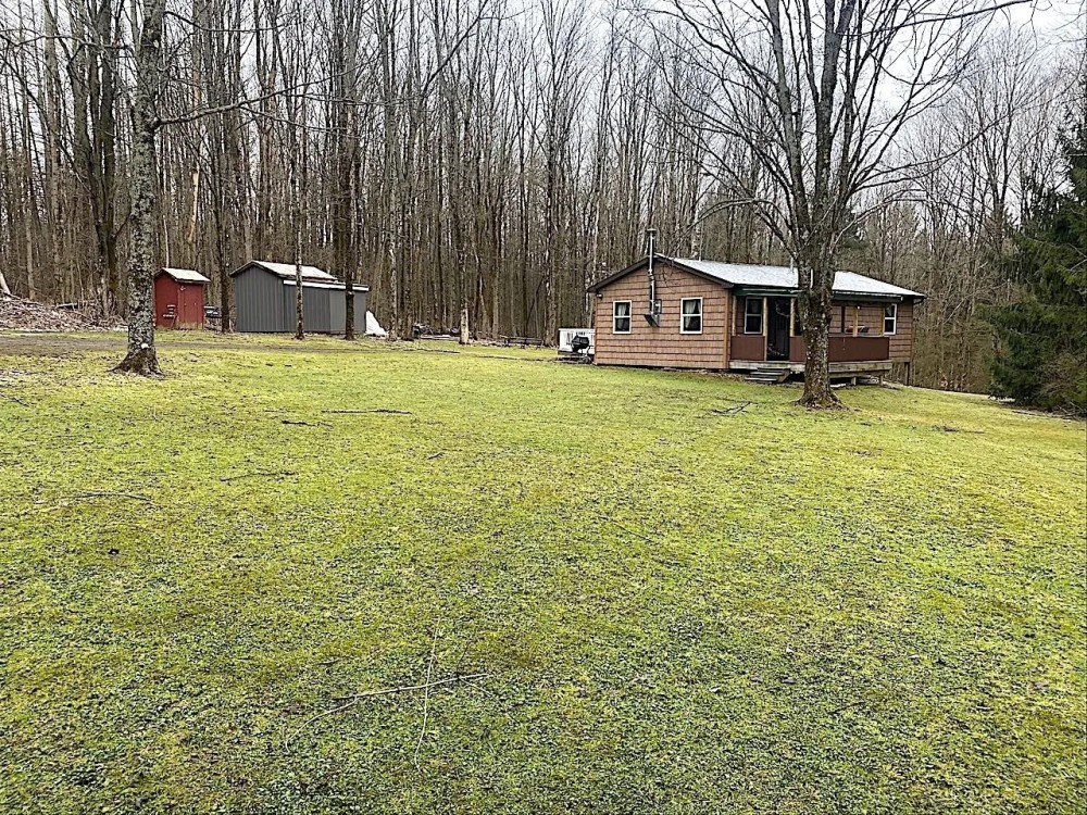 Cabin on 4 acres bordering State Land in West Almond NY 7523 Miller Rd featured image
