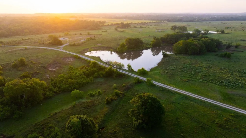 465 Acres Donie Texas Premier Recreational Cattle Ranch with Custom Log Home featured image