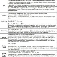 2018 - deer hunting regulation 8 - zone 14
