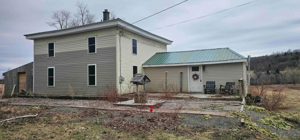 Farmhouse on 35 Country Acres with Outbuildings in Smyrna NY 1348 State Highway 80 featured image