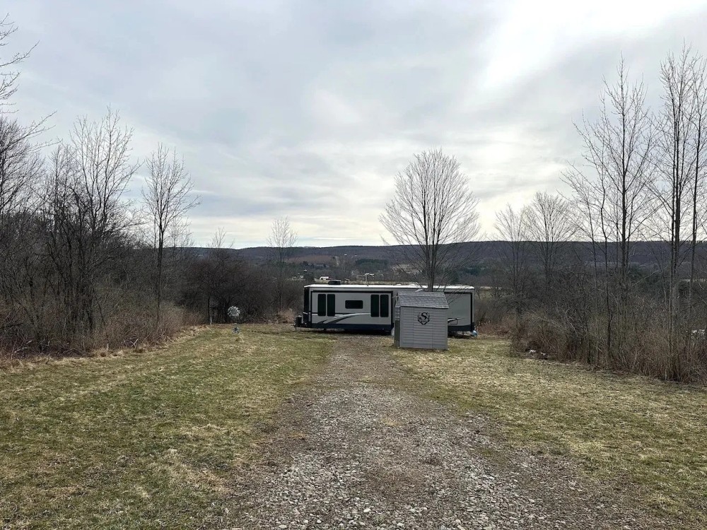 Park Model Trailer on 9 acres with Great Views in Angelica NY 8302 Basswood Hill Rd featured image