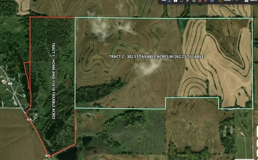 416.67 ACRES M L MILLS COUNTY IOWA featured image