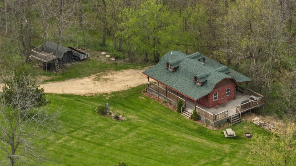 Mississippi River Hilltop Cabin for Sale in Crawford County WI featured image