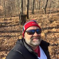25 acres of beautiful wooded terrain, steep elevation changes just north of Bloomington, IN