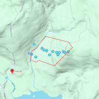 60 Acres, 2 lots, in private valley with water and some small fields abutting conservation land