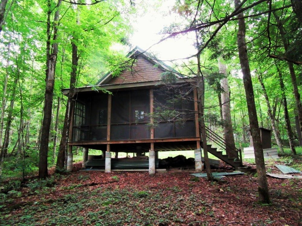 18 acre Waterfront Cabin on Owl Pond Hermon NY featured image