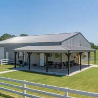 HUGE PRICE REDUCTION ON THIS RUSTIC BARNDOMINIUM AND 60 &nbsp; - Acres  5840 W. 123rd Street S Oktaha  OK images 2