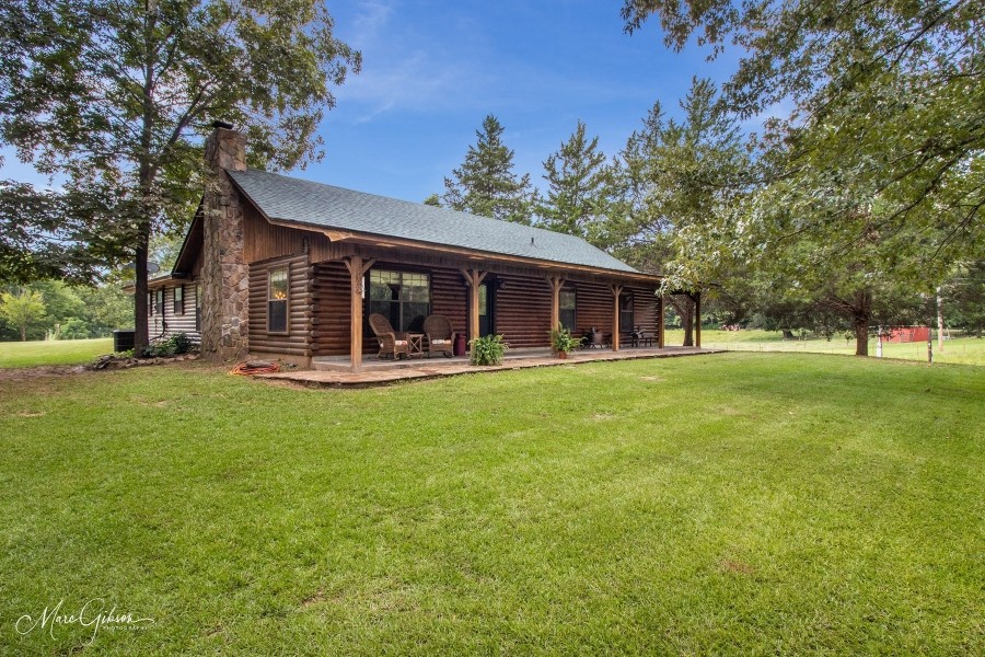REDUCED &nbsp; LOG CABIN FOR SALE ON 51 ACRES - BENTON  LA featured image