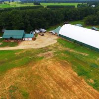 Log Home with Equine Property and Hunting History Marquette County
