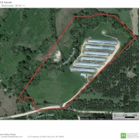 6 House Broiler Poultry Farm 38 Acres Jefferson Co  SW MS