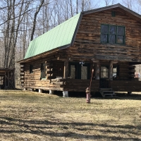 12 acres Log Cabin in Croghan NY 10441 Benoit Drive