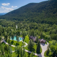 Big Game Hunting Ranch &nbsp; Luxury Log Home For Sale in Northwest  MT