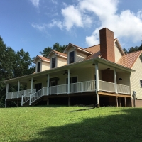 Private Country Home with Wooded Acreage For Sale in Tompkinsville  KY