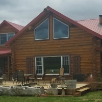 Custom Log Home on 90 Acres with Outfitting Business for sale images 3