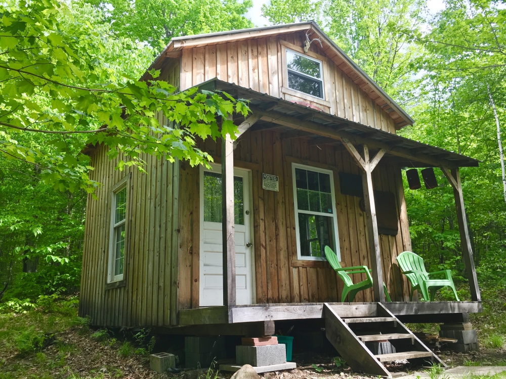 30 acres with Two Adirondack Cabins featured image