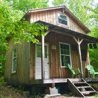 30 acres with Two Adirondack Cabins