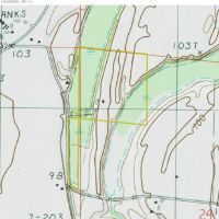 Uniquely located duck hole in North East Louisiana fly way