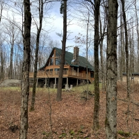 15 acre Log Home Near Salmon River Orwell NY