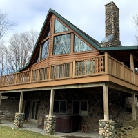 15 acre Log Home Near Salmon River Orwell NY images 2