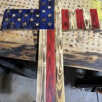 Flag cross