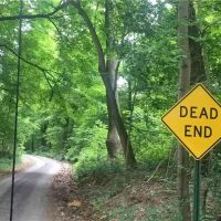 Lookout - deadend sign